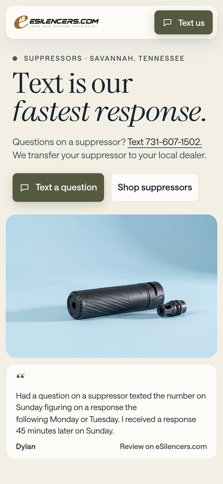 On a phone